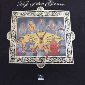 Vintage Black Heritage Shirt 3XL Jordan Woods Ali Owens Double Sided